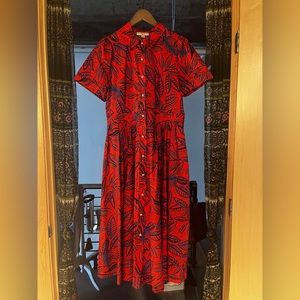 Alexis Button-down MIDI Dress